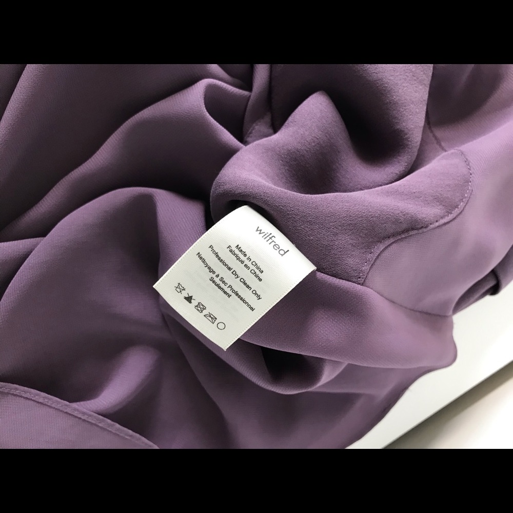 Aritzia Wilfred purple dress, size xs - Picture 8 of 8